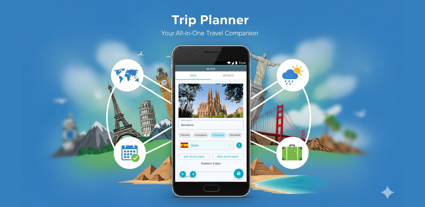 Trip Planner App Preview