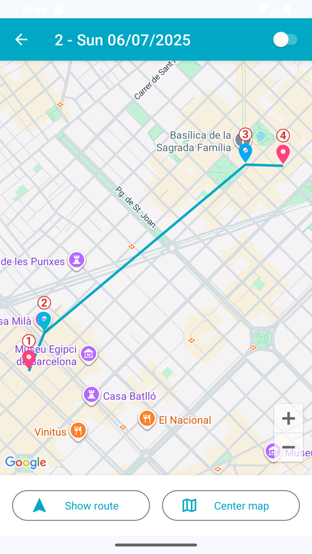 Trip Planner Screenshot 8