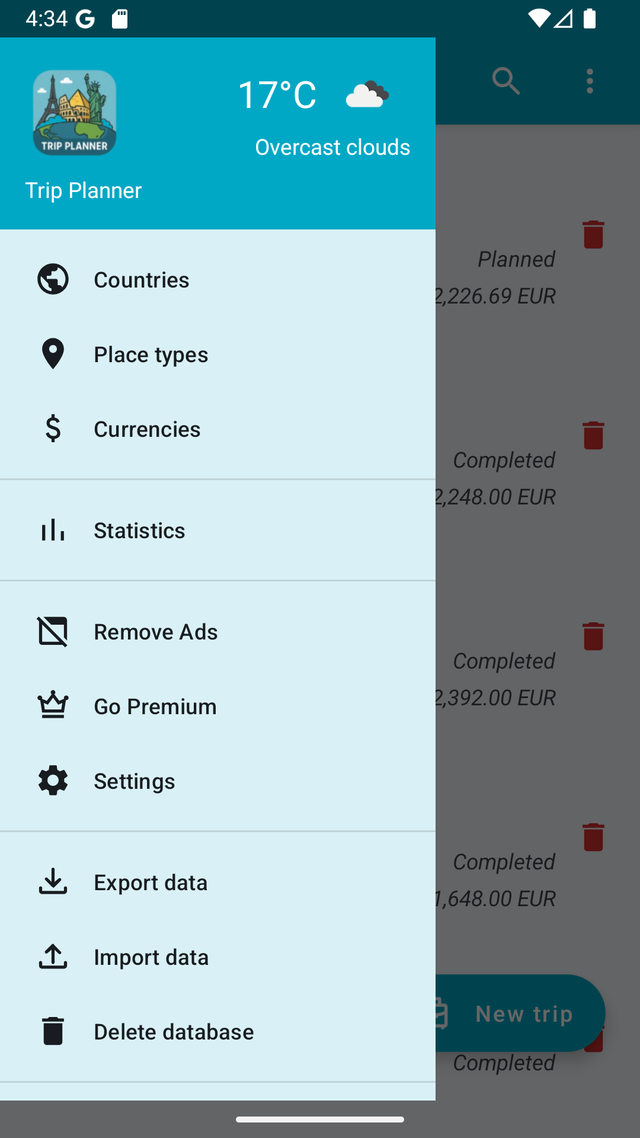 Trip Planner Screenshot 13